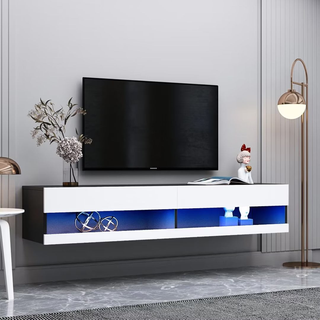 Led tv side wall on sale stand