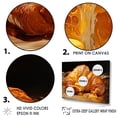 thumbnail image 3 of Designart "Golden Flake Crescent Pastry" Breakfast Wall Art Prints, 3 of 7