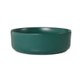 thumbnail image 5 of 15.7'' Round Vessel Sink, Bathroom Vessel Sinks, Bathroom Sinks Above Counter Porcelain Ceramic Vessel Vanity Sink Art Basin, Counter top Sink, Dark Green, 5 of 7