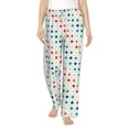 thumbnail image 2 of Lsque Colorful Geometric Print Women's Pajama Pants, Lounge Pant - Comfortable Home Wear,Elastic Waistband, Stylish Design-X-Large, 2 of 9