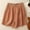 Orange, variant on DuoJiaJ High Waist Embroidered Loose Fit Straight Leg Mid Thigh Shorts Casual Bohemian Style Blend Women Shorts Black L