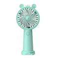thumbnail image 3 of GUOOL Personal Fan Portable Fan with Cooling Phone Holder Base Powerful Table Fan Desk Green, 3 of 9