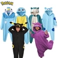 thumbnail image 2 of Mono de Pokémon para niños, Umbreon Gengar, disfraz de Cosplay, Pijamas de Halloween, Pijamas de una pieza, Navidad, niño, niña, ropa de cuerpo completo, 2 of 3