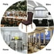 thumbnail image 3 of - Juego De 6 Fundas Elásticas Para Sillas De Comedor, Extraíbles Y Lavables, Fundas Para Sillas De Comedor, Modernas Y Elásticas, Decoración Para Oficina, Banquete, Boda, Fiesta (Marrón Oscuro), 3 of 5