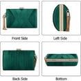 thumbnail image 4 of Women's Elegant Tassel Pendant Silk Evening Bag Clutch Purse for Bride Wedding Prom Night Out Party, 4 of 5