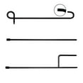 thumbnail image 3 of Soporte para bandera de jardín con clip y tapón soporte para bandera de jardín Metal para decoración de jardín, 3 of 8