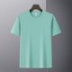 thumbnail image 4 of pstuiky Camisas de manga corta para hombre, Jersey deportivo de manga corta para hombre, de color liso, con canalé y alta elasticidad, cuello redondo, para fitness y musculación ropa de hombre l, 4 of 9
