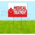 thumbnail image 1 of Medical Treatment (18" x 24") Yard Sign, Includes Metal Step Stake, 1 of 6