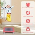 thumbnail image 6 of 25in Bounce Trampoline for Toddlers, 220 lbs Max Load Recreational Rebounder, Sensory Training Equipment for Autism Support(Red), 6 of 9