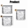 thumbnail image 2 of Reusable Aluminum Foil Sealable Storage Bags – Heat Resistant, 3 Sizes Sandwich Snack Bag for Vegetable Fruit Meat, Stand up Foil Sealable Bags with Label and Zip Lock, 2 of 6
