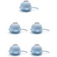 thumbnail image 1 of Juego de 5 cepillos de ducha XCF Silicona, 1 of 4