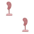 thumbnail image 2 of kurtrusly Earring Display Stand Muti-purpose Ear-Shape Organizer Bedroom Decor Holder pink 2Set, 2 of 6