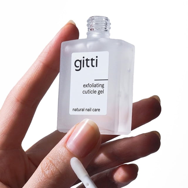 Gel exfoliante para cutículas gitti Natural Nail Care, 15 ml