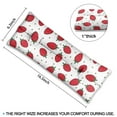 thumbnail image 4 of Cartoon Strawberry Print Pillow - Vibrant Colors for Mastectomy Recovery, 4 of 7