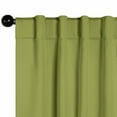 thumbnail image 2 of BNM Solid Blackout Back Tab Curtains, Set of 2, 52" x 63", Sage, 2 of 11