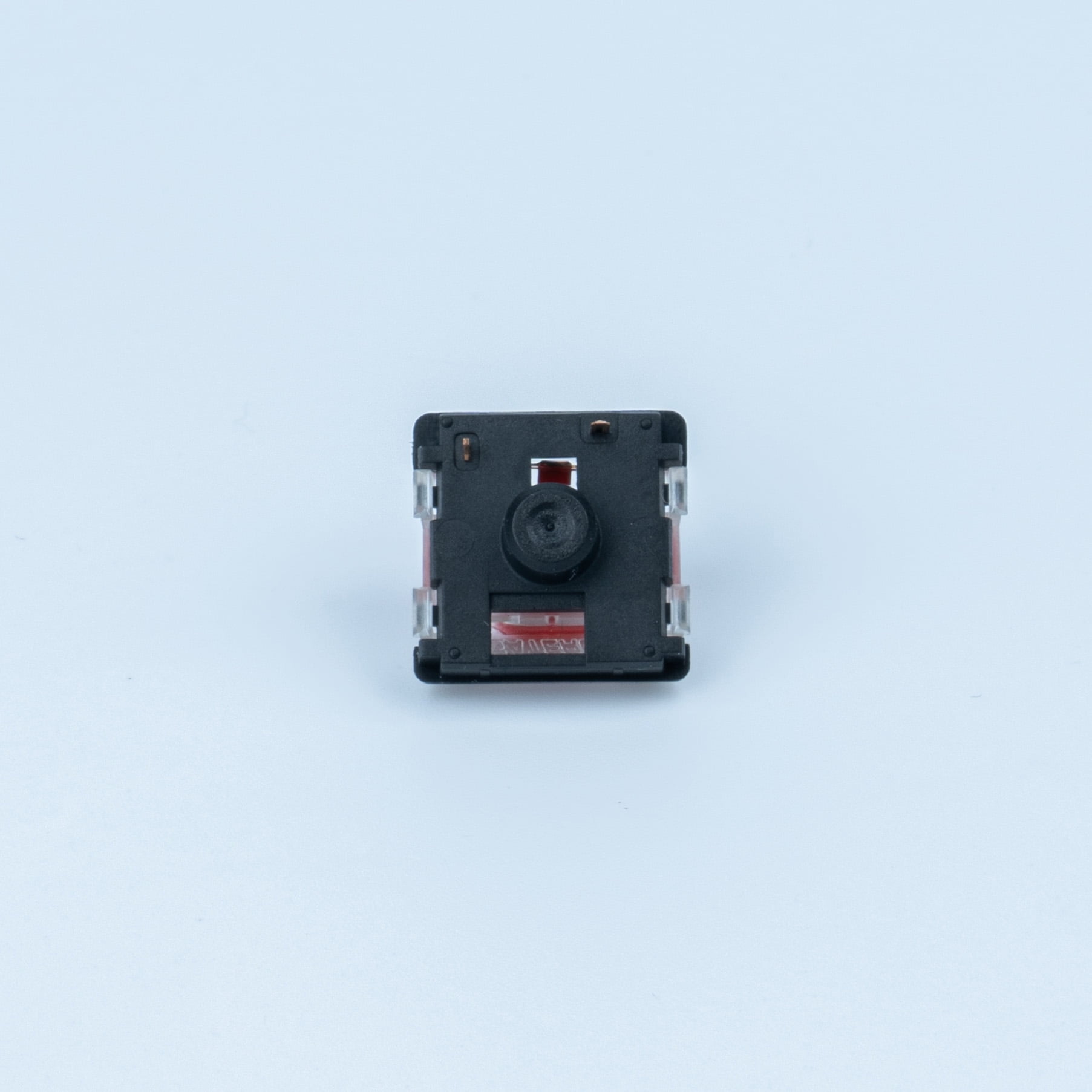 Gateron KS-33 Low Profile Red Silent 2.0 Switches, Linear 45gf 3-Pin SMD LED Pre-Lubed for MX Mechanical Keyboards (110 Pieces)