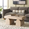 thumbnail image 2 of Safavieh Okashu Glam Ash Veneer Coffee Table, Bleached White, 2 of 10