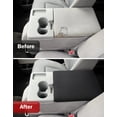 thumbnail image 3 of KBH Fit for 2011-2014 Ford F150 Center Console Cover with Jump Seat Console, Washable Arm Rest Protector Covering for Car Accessories, Black, 3 of 9