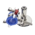 thumbnail image 2 of 2Pcs 304 Stainless Steel Embrace Hoop Adjustable Screw Bracket Tube Circular Hose Clamp Suspension Pipe Clips Fasteners For Tube ,Easy to Use, 2 of 4