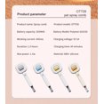 thumbnail image 2 of Spray Hair Removal Comb for Dogs & Cats, Blue, 2 of 6