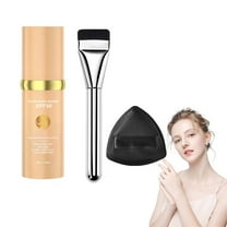 Kokovifyves 4-in-1 Moisturizing Concealer Antiaging Sunscreen SPF50 Cream Lasting Fresh Moisturizing and Brightening for Gym Sports Dance 30ml