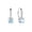 03-Aquamarine, variant on FANCIME Women's 925 Sterling Silver October Birthstone Opal 6.5mm Hoop Dangle Earrings with Leverback Clasp