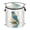 Bluebirds Are Surrounded By Flowers, variant on Pop-Up Collapsible Laundry Hamper With Zippered Lid Dual Handles 50L Brown Bear
