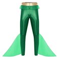 thumbnail image 5 of Pantalones con estampado de escamas de pez de sirena, Leggings para hombre, trajes de Halloween del rey de los mares, disfraz, mallas metálicas brillantes, pantalones, Leggings, 5 of 5