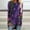 Purple, variant on YEJIMAN Gray Plus Size Tunic Tops, milk fiber T-Shirts For Women, Women's Long Sleeve Shirts Loose Casual Tops Beautiful Print Crewneck Tshirts