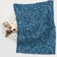 thumbnail image 6 of Naloa Blue Glitter Dog Blanket, 3 Sizes Cat Blanket for Indoor Cats Large Medium Small Dog Gifts-Medium, 6 of 8