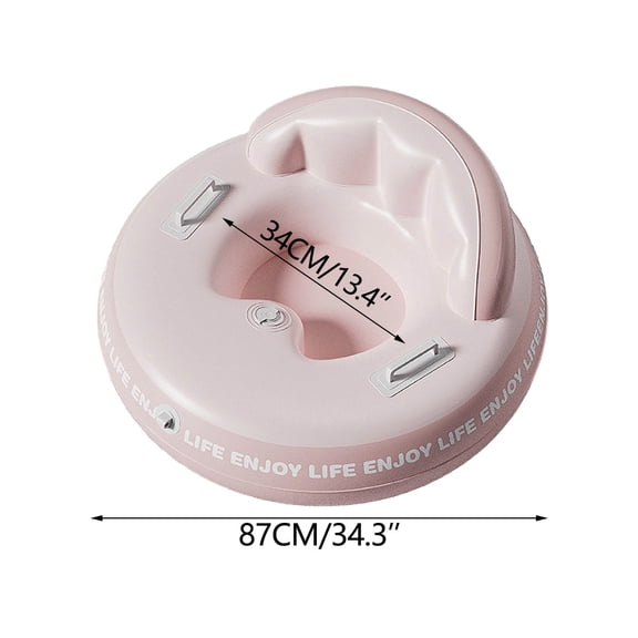 Snow Tube Sled - Inflatable Winter Sledding Toy with Handles 10ml