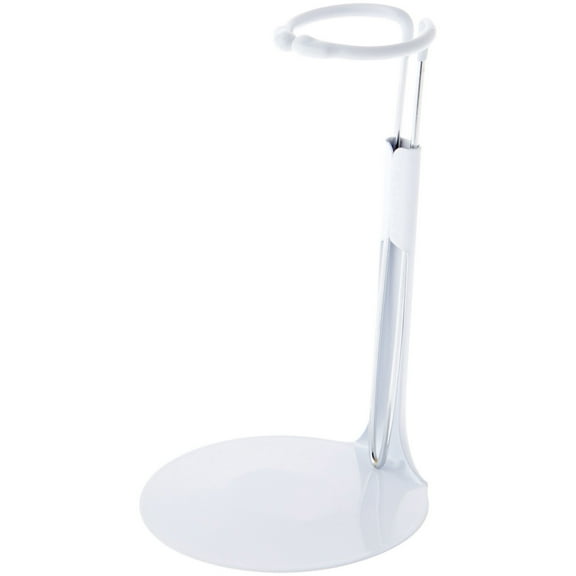 Bard's 792W White Adjustable Doll Stand, fits 9 to 11.5 inch Dolls, waist width adjusts from 1.25 to 2 inches, Pack of 2