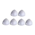 thumbnail image 1 of 3 pares de almohadillas de inserciones de triangular Copas de extraíbles Inserciones cómodas almohadillas de repuesto Esponja Push - BLANCO SM SunniMix Inserto de almohadilla de sujetador, 1 of 6