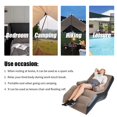 thumbnail image 7 of Inflatable Sofa Chair with Household air Pump, Lounger Sofa for IndoorLiving Room, Foldable Lounge Chair with Armrests for Living Room, Bedroom, Office,Travel, Camping （Brown）, 7 of 7
