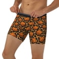 thumbnail image 3 of Salouo Quirky Corn Pumpkin Pattern Men's Boxer Briefs, Soft & Breathable Underwear Elastic Waistband Briefs for Men,1-Pack, 3 of 7