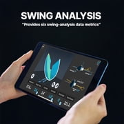 PHIGOLF2 Flex Golf Simulators for Home with Retractable Swing Stick, Golf Swing Trainer with Motion Sensor & 3D Swing Analysis, Compatible E6 Connect APP, Works with Smartdevices