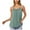 Green, variant on Youyipin Womens Tops Camisole With Built In Bra Adjustable Strap Tank Top Loose Fit Cami Shirt Summer Tops For Women