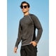 thumbnail image 2 of Xishao Camiseta de Natacion Hombre Playeras de Natacion Manga Larga Traje de Baño Bañador Protector de Erupción de Compresión Surf UPF 50+ Gris XL Gris XL Xishao ropa, 2 of 2
