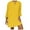 A-Yellow, variant on Jinhomg Cotton Linen Dress for Women Plus Size Comfy Long Sleeve V-Neck Midi Dresses Basic Solid Casual T Shirt Dress Vacation Beach Dress Hot Pink XXXL
