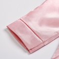 thumbnail image 6 of WOYY Toddler Girls Satin Silk Outfits Long Sleeve Button Shirt Pants Sleepwear Set, Sizes 4-5T, 6 of 8