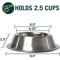 thumbnail image 2 of No-Tip Stainless Steel Durapet Bowl - Set of 2 (7 in.), 2 of 8