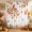 Orange White, variant on Fall Pumpkins Shower Curtain, Waterproof Shower Curtains for Bathroom, Thanksgiving Autumn Maple Leaves Wood Grain Washable Fabric Bathtub Curtain Set Bath Decor with 12 Hooks Extra Long 72"x96"