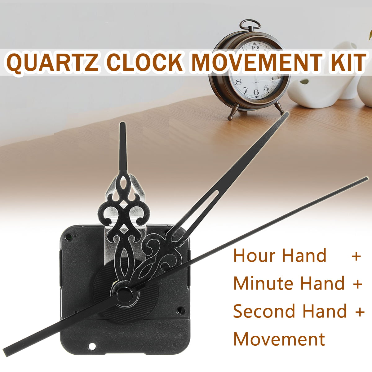 15mm Lange Gewinde Quiet Mute Quarzuhr Movement Mechanism DIY Repair Tool TSXJ 