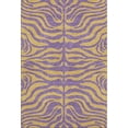 thumbnail image 2 of Addison Rugs Mayfield Premium Machine Washable Transitional Animal Print Purple Rectangle Rug, 9' x 12', 2 of 6