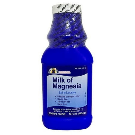 New 814420 H.S Milk Of Magnesia 12Oz Original Laxat (12-Pack) Pharmacy Cheap Wholesale Discount Bulk Health And Beauty Pharmacy Belly