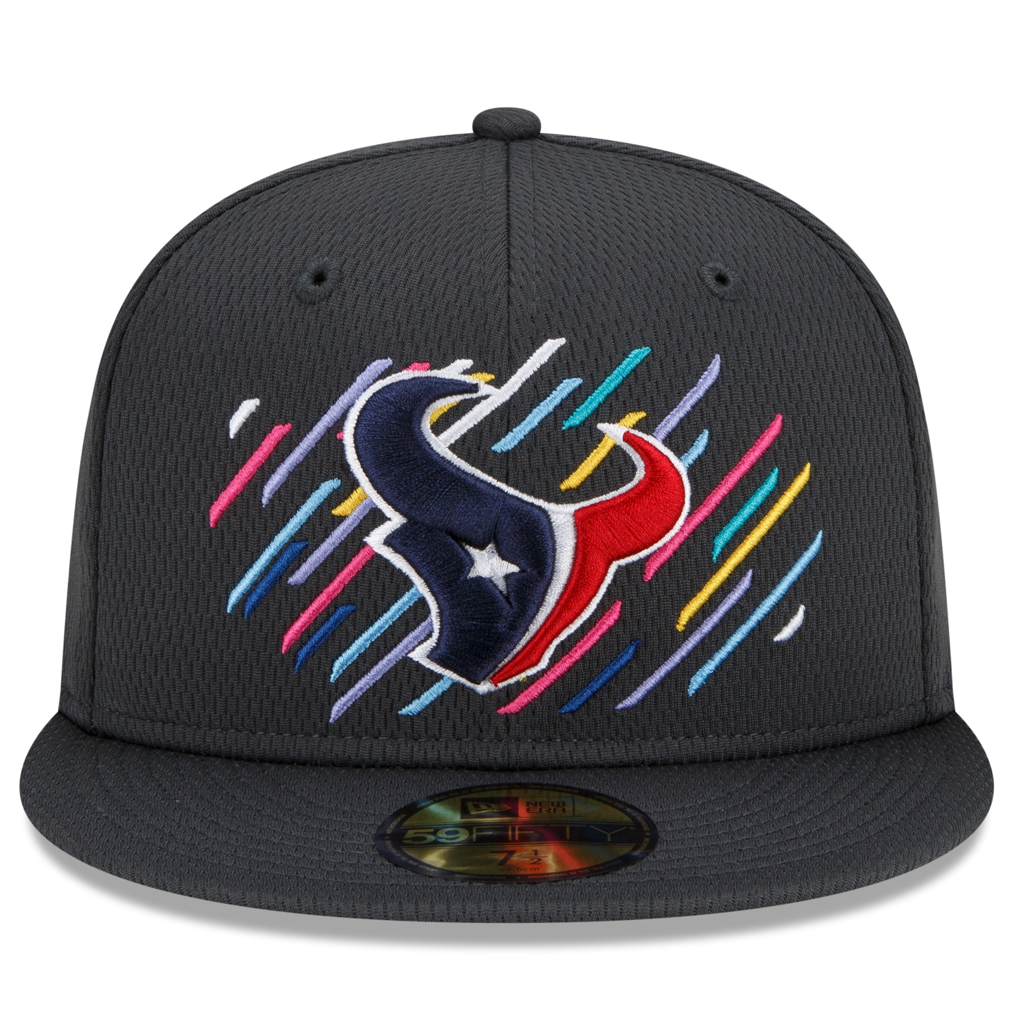 Men's New Era Charcoal Houston Texans 2021 NFL Crucial Catch 59FIFTY Fitted  Hat 