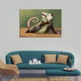 thumbnail image 4 of Funny Opossum Crazy Possum Poster Quirky Animal Wall Art Poster Scroll Canvas Painting Picture Living Room Decor Home 24x36inch(60x90cm), 4 of 6