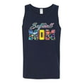 thumbnail image 2 of Wild Bobby, Colorful Softball Mom, Mother's Day, Men Graphic Tank Top, Navy, 3XL, 2 of 3