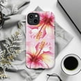 thumbnail image 6 of Tropical Hibiscus Phone Case – Bold Pink & Yellow Floral Design Phone Cover for iPhone 16 15 14 13 12 11 Pro Max, 6 of 6