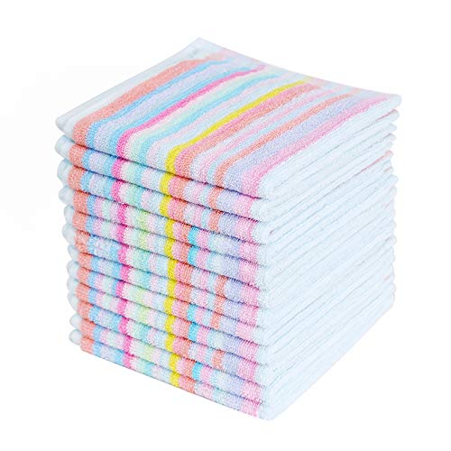 Egles Kitchen Dishcloths Cotton Scrubbing Dish Rags Sets Bulk Square